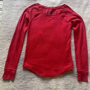 y2k PINK vs red cotton long sleeve